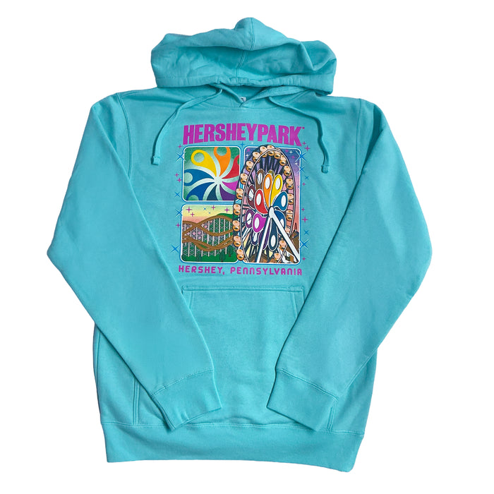 Hersheypark Rainbow Glimmer Adult Sweatshirt
