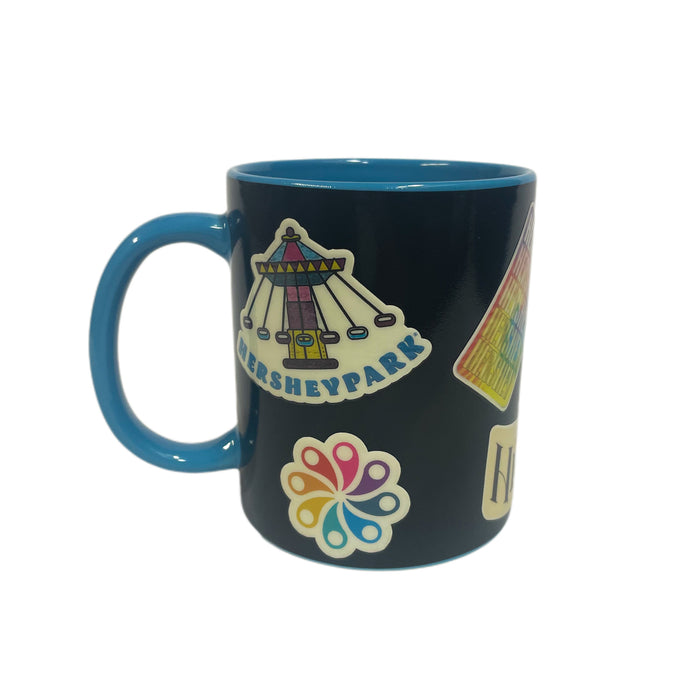 Hersheypark Sticker Collage Mug