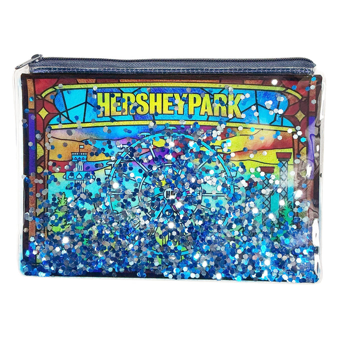 Hersheypark Glitter Stained Glass Pencil Case