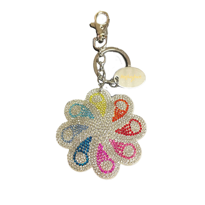 Hersheypark Bejeweled Pinwheel Keychain
