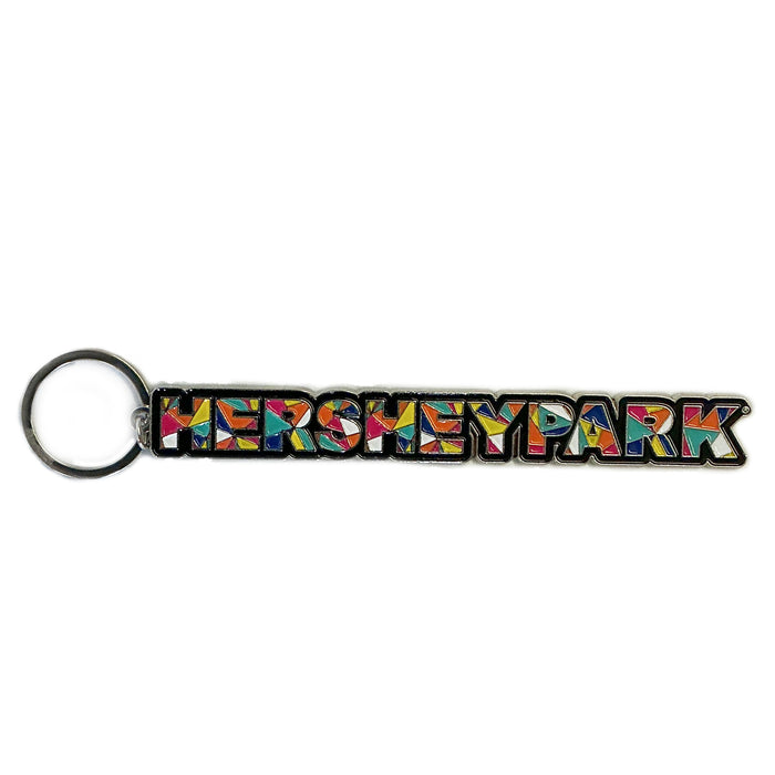 Hersheypark Typography Bright Keychain