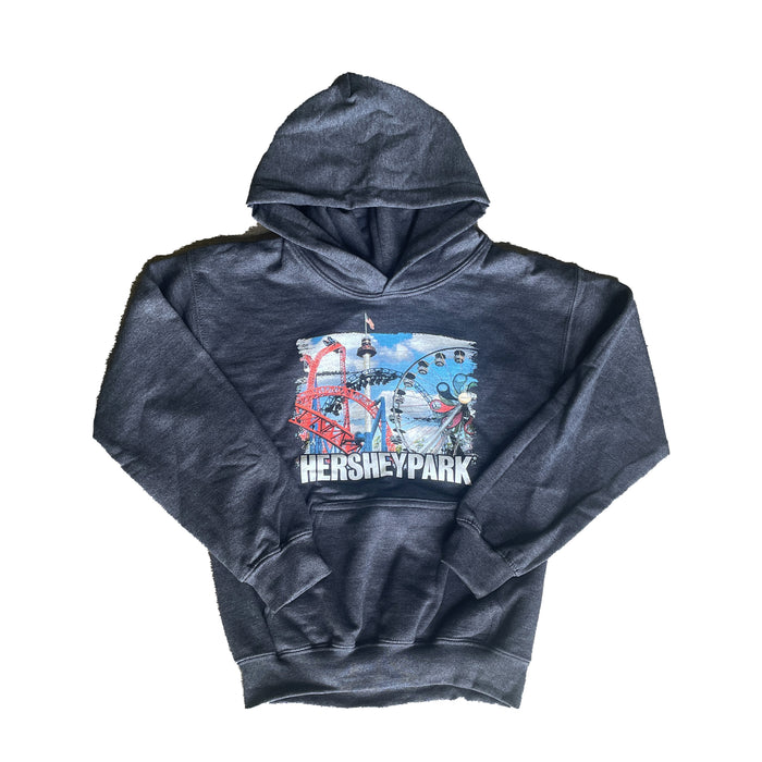 Hersheypark Collage Dark Grey Youth Sweatshirt