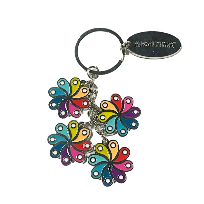 Hersheypark Pinwheel Charms Keychain